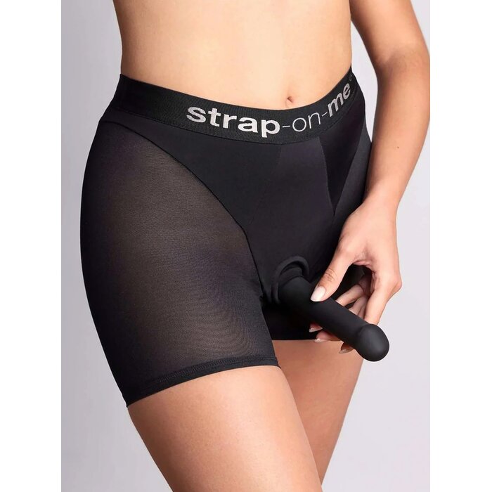Strap-On-Me Halo Cyclist Classic Harness - Large - Black