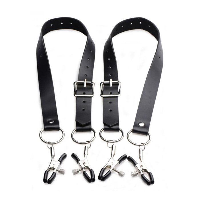 Spread Labia Spreader Straps with Clamps