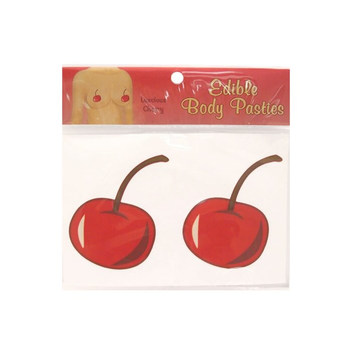 Edible Body Pasties - Luscious Cherry