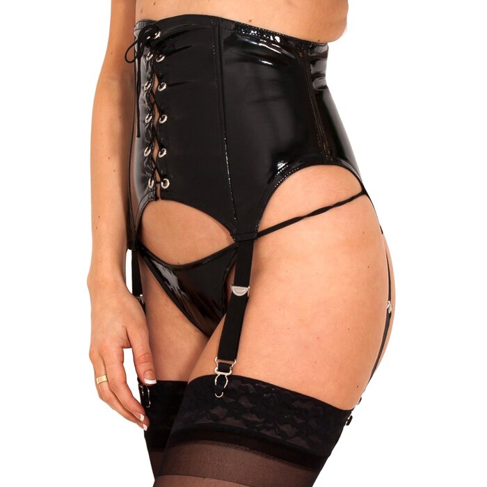 PVC Lace Me Up Girdle