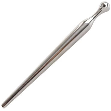 Torment Stainless Steel Tapered Penis Plug - 10.5cm