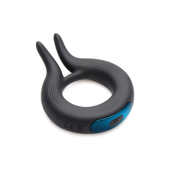 Trinity Men 10x Cock Viper Dual Stimulation Silicone Cock Ring