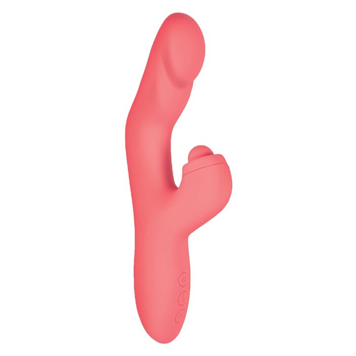 Goddess Heat-Up Tapping Massager - Coral
