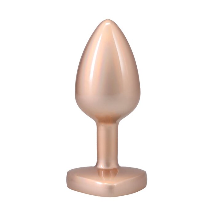 Booty Bling Metal Plug - Gold - Small