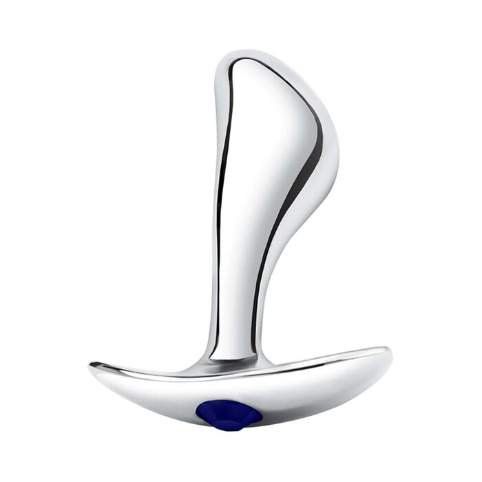 2.5" Stainless Steel Bling Prostate Massager Plug