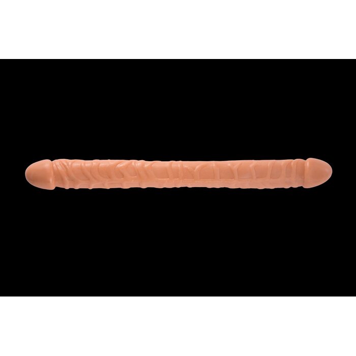 Spanksy 18" Double Ended Dildo in Nude for Ultimate Pleasure