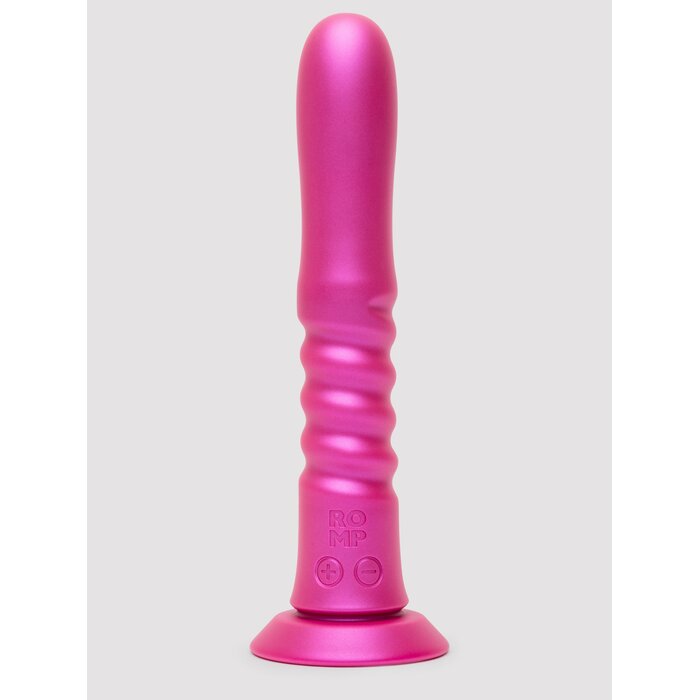 ROMP Jiggle Thrusting Dildo Vibrator - Purple