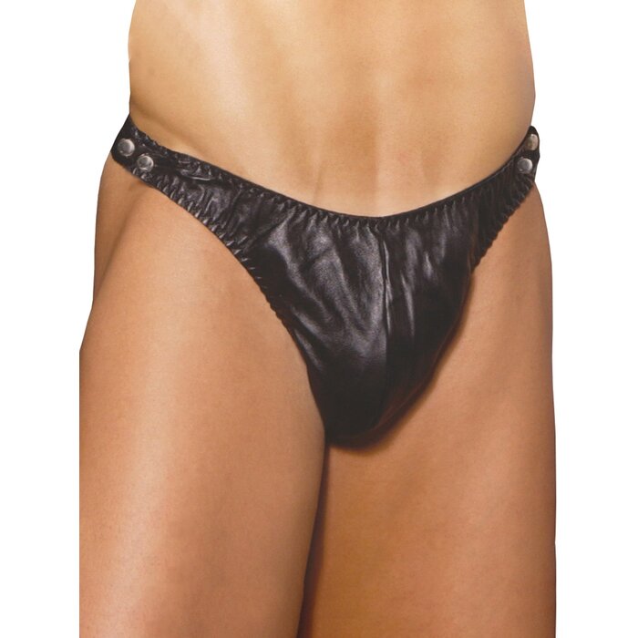 Men's Leather Breakaway Thong