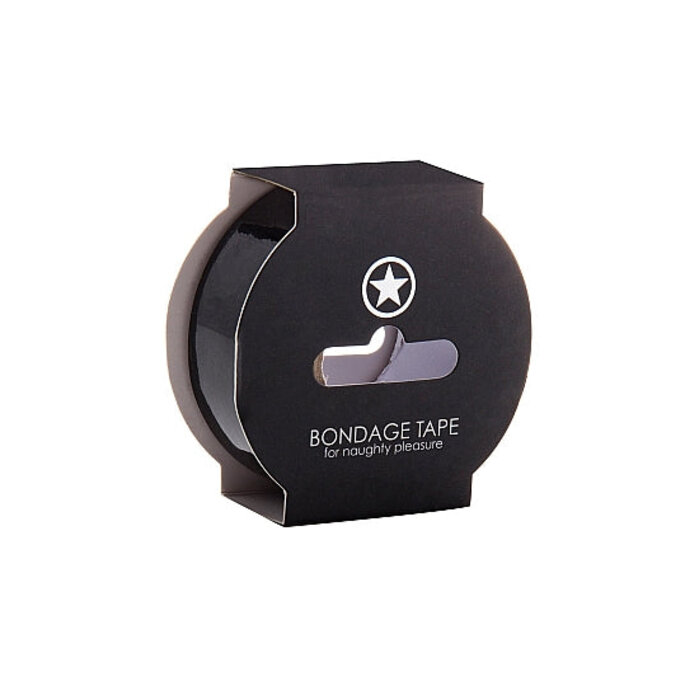 Non-Sticky Bondage Tape - 17.5 Metre - Black