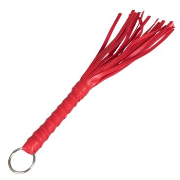 To The Point Red Mini Flogger - 11 Inch