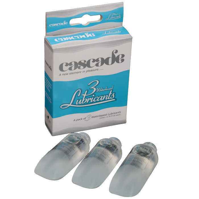 Cascade Vibrator Lube Refill Cartridge 3 Pack