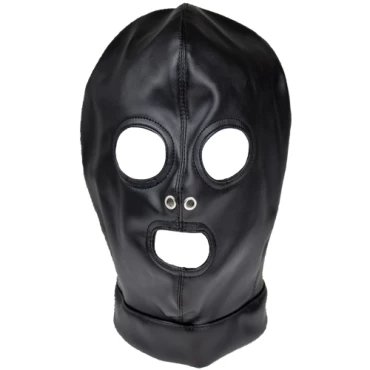 Black Open Mouth and Eyes Hood