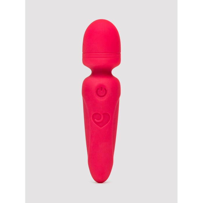 Lovehoney Red Silicone Mini Wand Vibrator - Red
