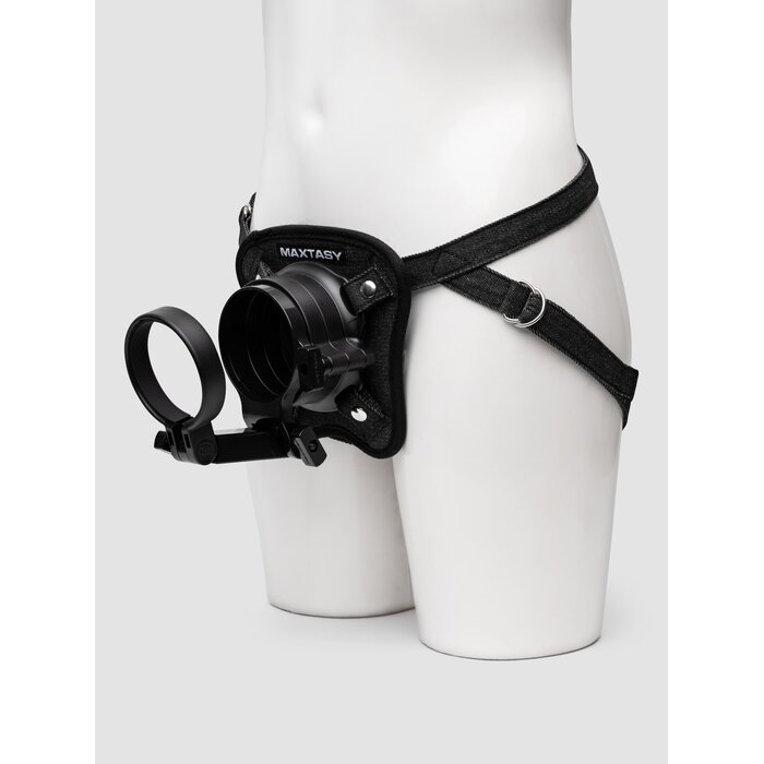 MAXTASY Male Masturbator Strap-On Harness - Black
