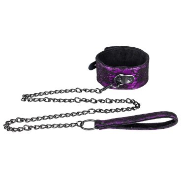 Lavender Lust Soft Purple Floral Collar With Leash