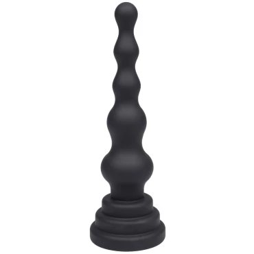 Booty Hunter Silicone Beaded Butt Plug - 6.5 Inch