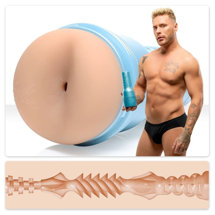 Fleshjack Boys Josh Moore Cheeky Masturbator Sleeve: Realistic Anal Masturbator