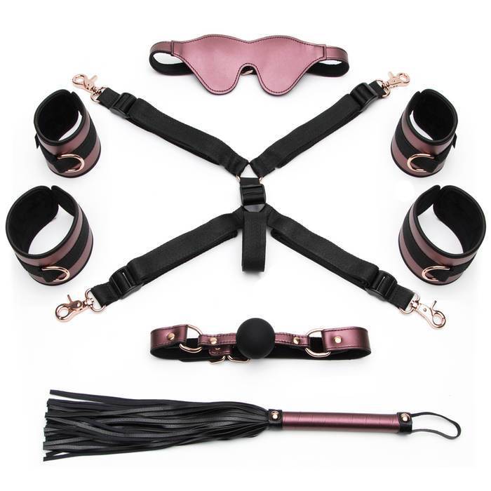 Bondage Boutique Seduce Me Lover's Bed Bondage Kit (4 Piece)