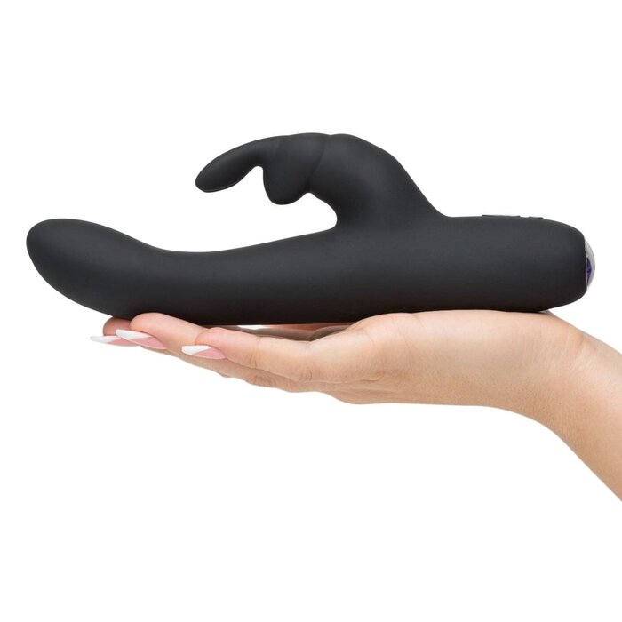 Fifty Shades Greedy Girl – Rechargeable Large Rabbit Vibrator