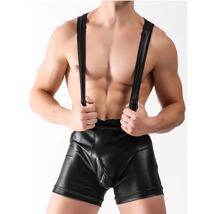 Wetlook Wrestling High Waist Suit