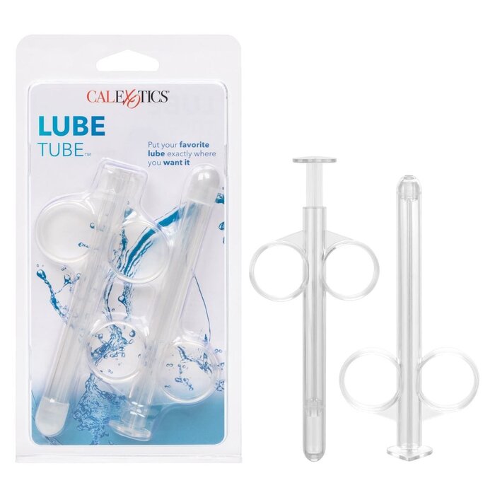 CalExotics Lube Tube Applicator Syringe (2 Pack) – Clear
