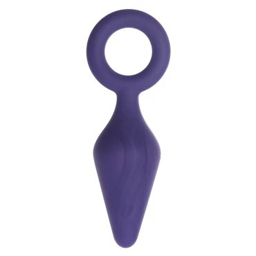 King Bling Purple Silicone Butt Plug - 5 Inch