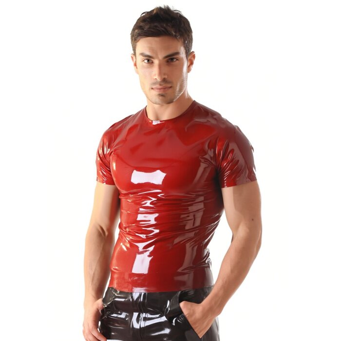 Latex T-Shirt In Red
