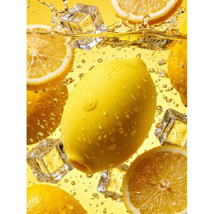 Lemon Toy Clitoral Massager by ROMP - Yellow