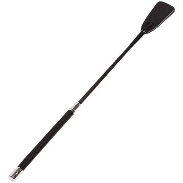 Suspense Faux Leather Slapper Riding Crop - 21 Inch
