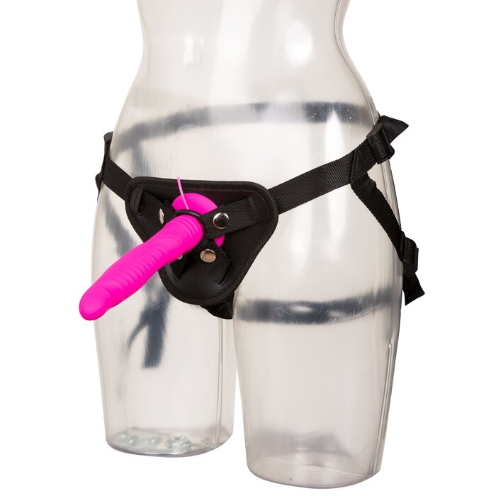 6 Inch Strap-On Set Pink - One Size