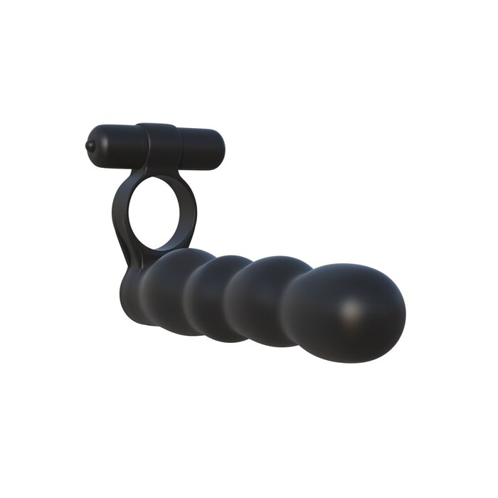 Fantasy C-Ringz Posable Partner Double Penetrator - Black