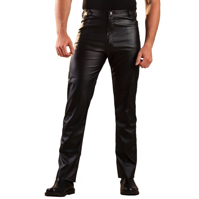 Leatherette Jeans