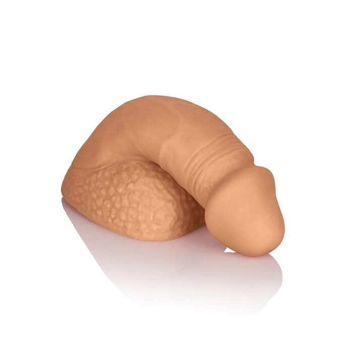 Packer Gear 4" Silicone Packing Penis - Caramel