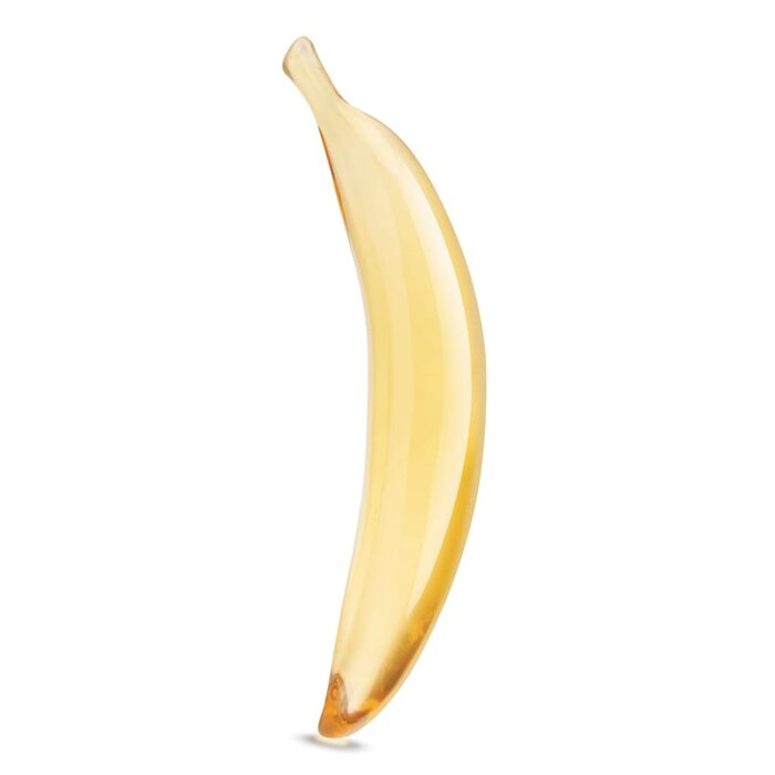 Banana Joy 7" Glass Dildo