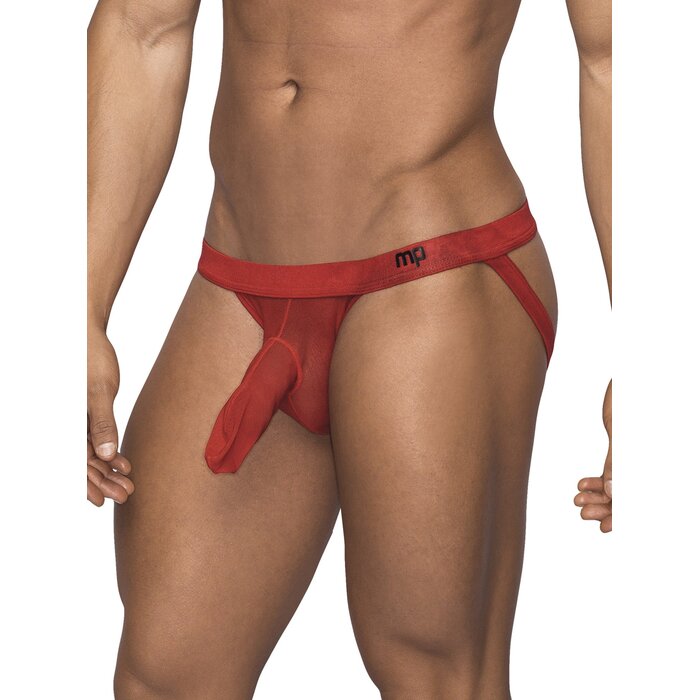 Mesh Hose Jock - Red