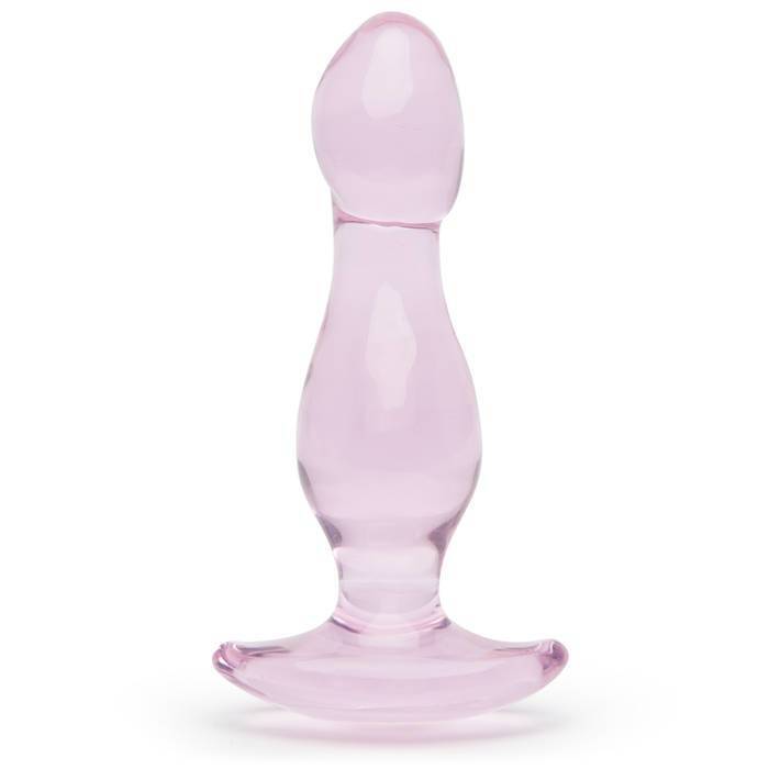 Icicles No 73 Mini Realistic Dildo Glass Butt Plug