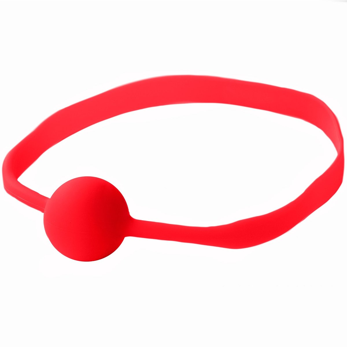 Quickie Silicone Gag - Red