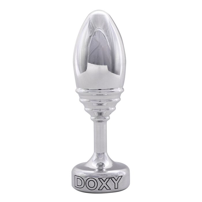 Doxy Ribbed Aluminium Metal Butt Plug: Premium Ribbed Anal Plug for Enhanced Pleasure