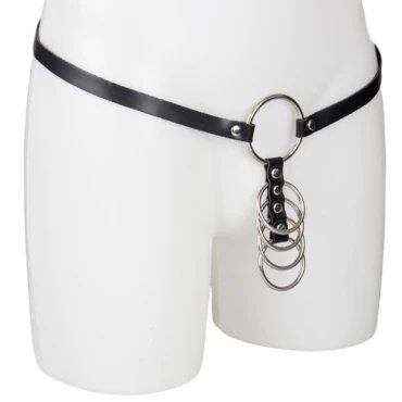 Five Gates Of Hell Cock Ring With Belt Harness