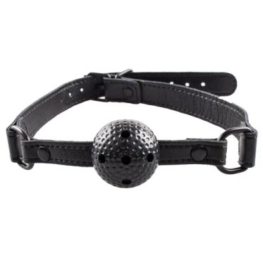 Huff & Puff Black Vented Ball Gag