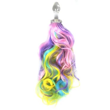 Kinky Tails Pastel Pony Glass Butt Plug