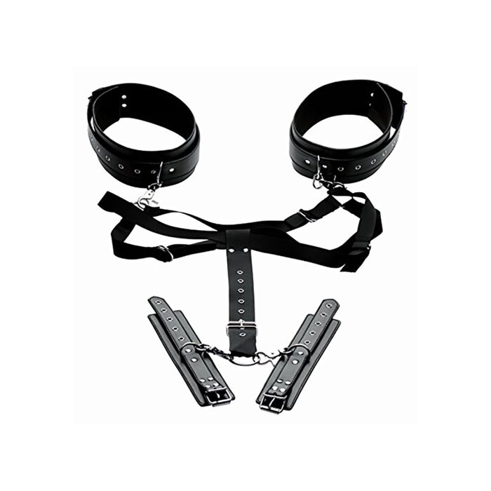 Acquire Easy Access Thigh Harness with Wrist Cuffs