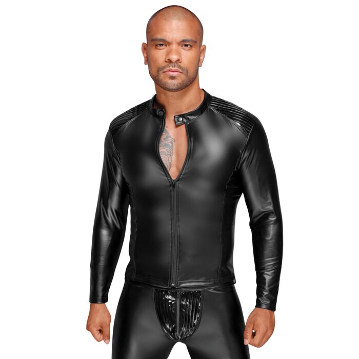 Powerwetlook and PVC Men's Jacket