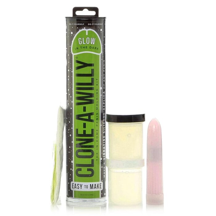 Glow In the Dark Vibrating Clone a Willy Kit