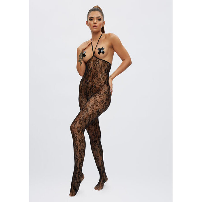 Ann Summers The Hottie Crotchless Bodystocking, Black