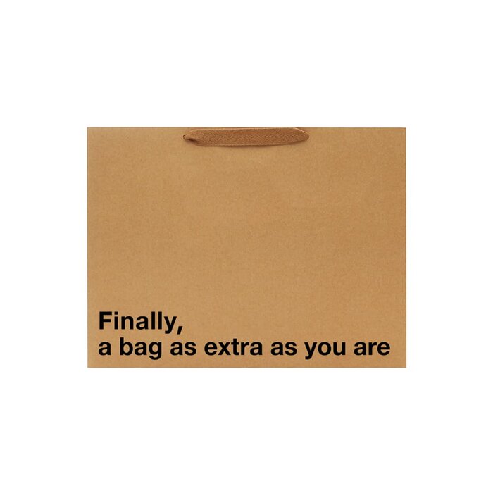 "Finally A Bag As Extra As You" Large Gift Bag