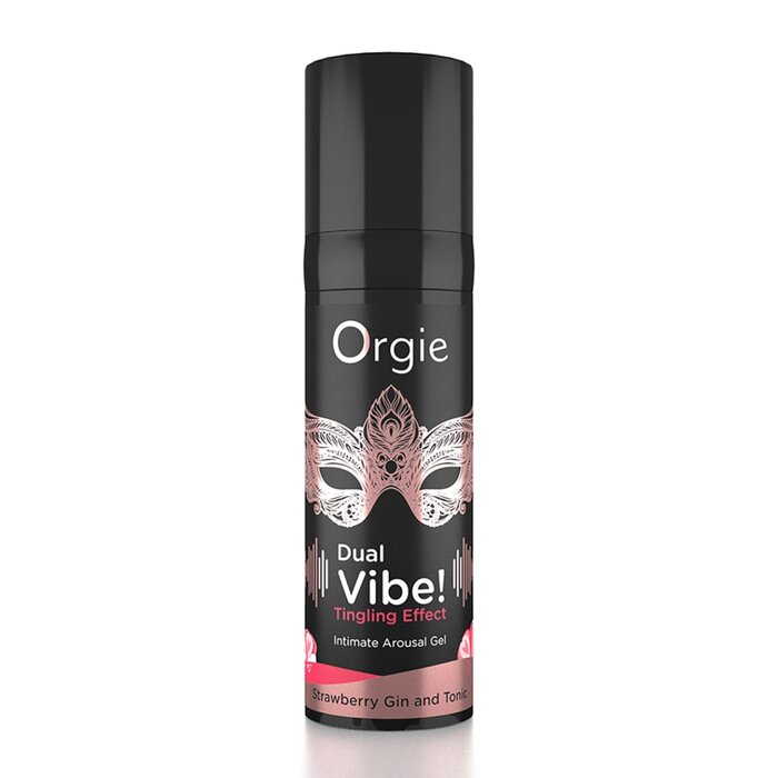 Orgie Dual Vibe Kissable Liquid Vibrator - Strawberry Gin and Tonic
