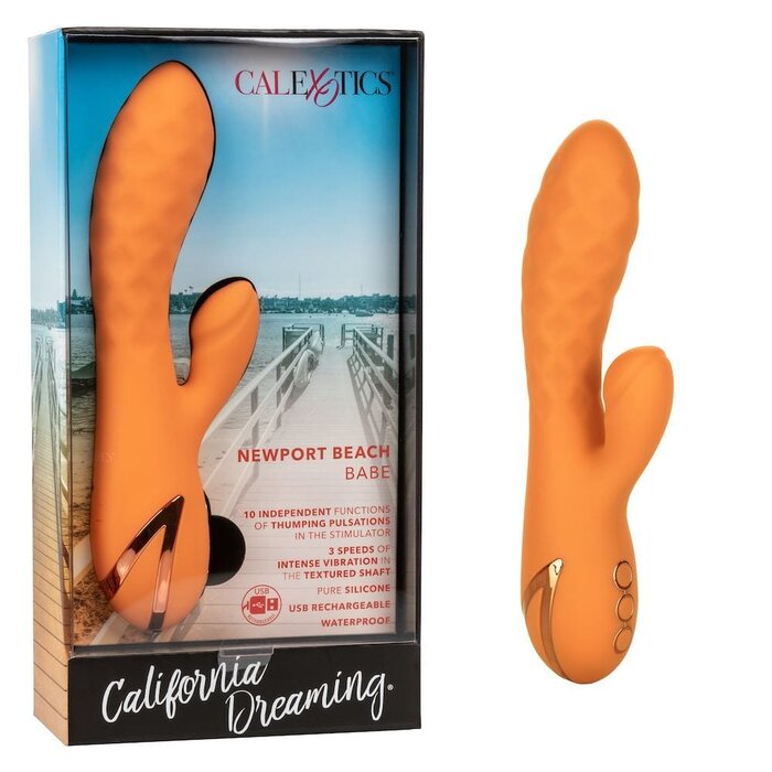 California Dreaming Newport Beach Babe: Rolling Pleasure Vibrator Silicone