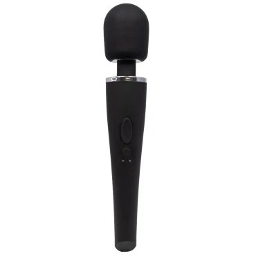 Hex Triple Black Ultra Powerful Rechargeable Wand Vibrator