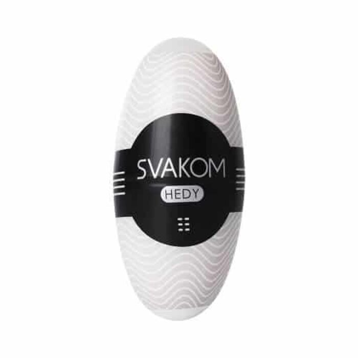 Svakom Hedy Reuseable Egg Style Male Masturbator – White
